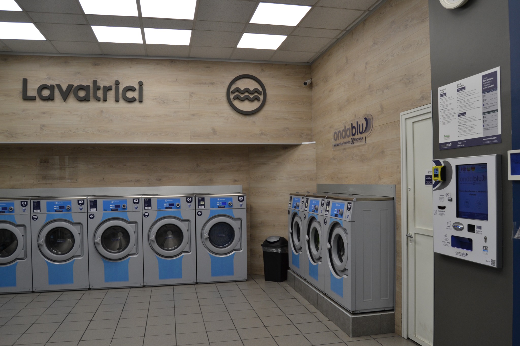OndaBlu Mercatello self service laundry Salerno